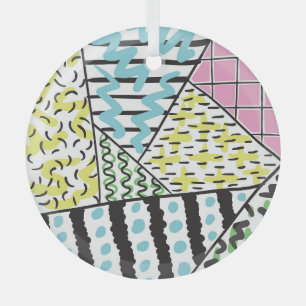 Abstrakt Drei: HandGezeichnet Hintergrundkunst. Ornament Aus Glas