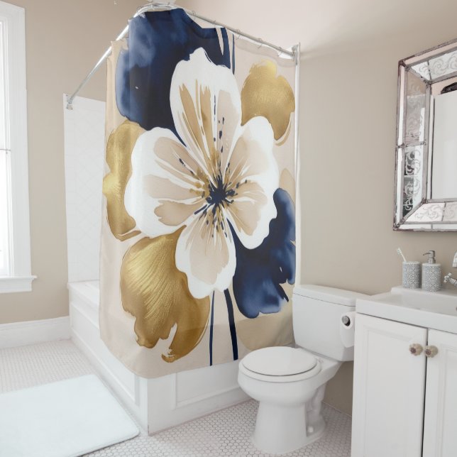 Abstrakt Duschvorhang (Beispiel)