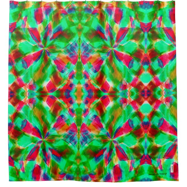 Abstrakt Duschvorhang (Vorderseite)