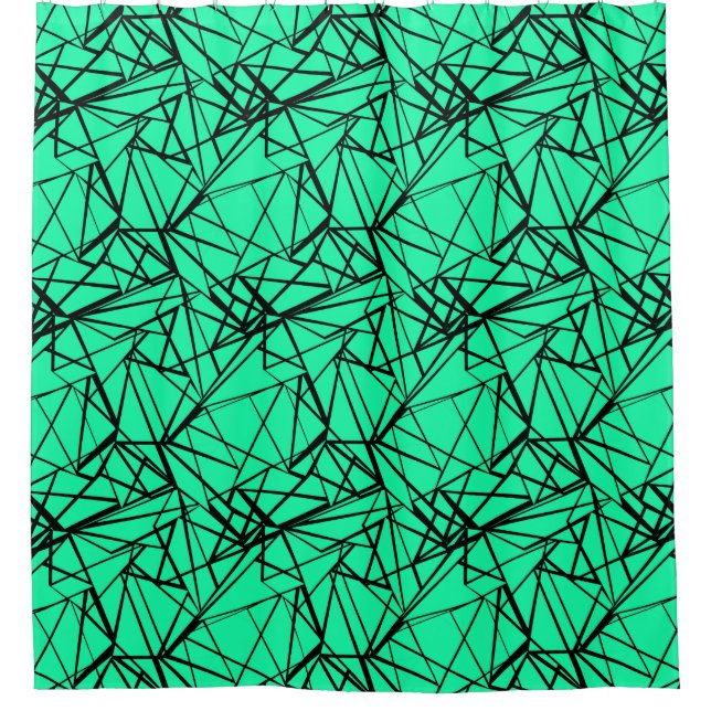 Abstrakt Duschvorhang (Vorderseite)