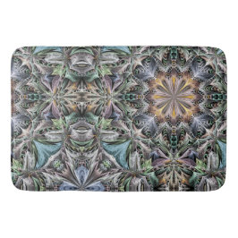 Abstrakt Dusty Succulent Garden Rosette Muster Badematte
