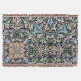 Abstrakt Dusty Succulent Garden Rosette Muster Decke