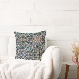 Abstrakt Dusty Succulent Garden Rosette Muster Kissen