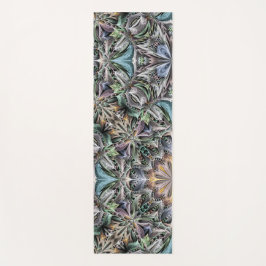 Abstrakt Dusty Succulent Garden Rosette Muster Yogamatte