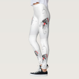 Abstrakt Eagle Leggings