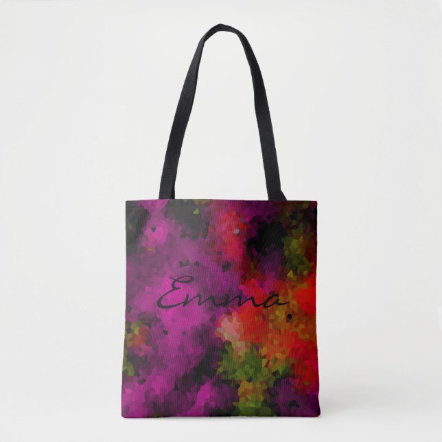 Abstrakt, elegant, mosaik, mosaik, kristallklar tasche (Vorderseite)
