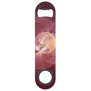 Abstrakt Elegante Modernes Wine Rotes Fraktal Speed Flaschenöffner