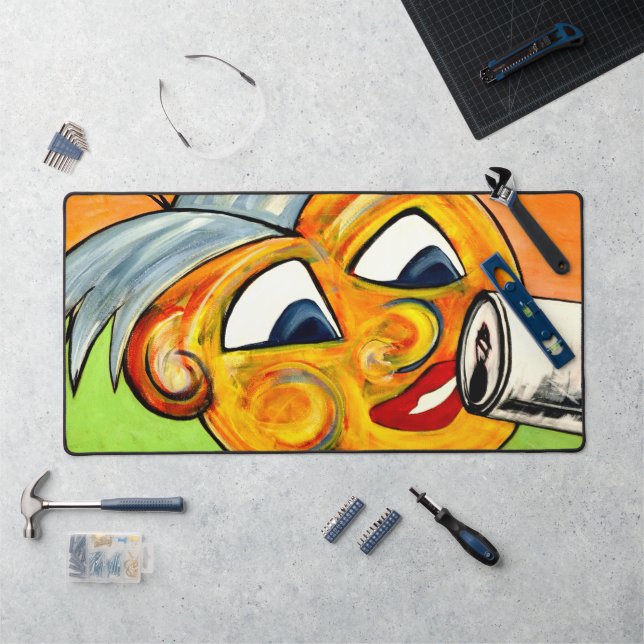 Abstrakt Faced Schreibtischunterlage (Arbeitsplatz)