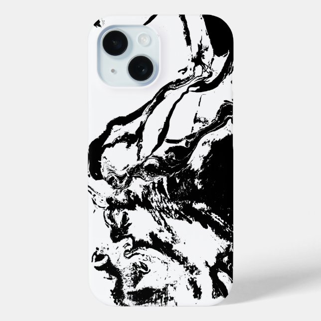 Abstrakt Faces Incidental Art iPhone / iPad Case (Rückseite)