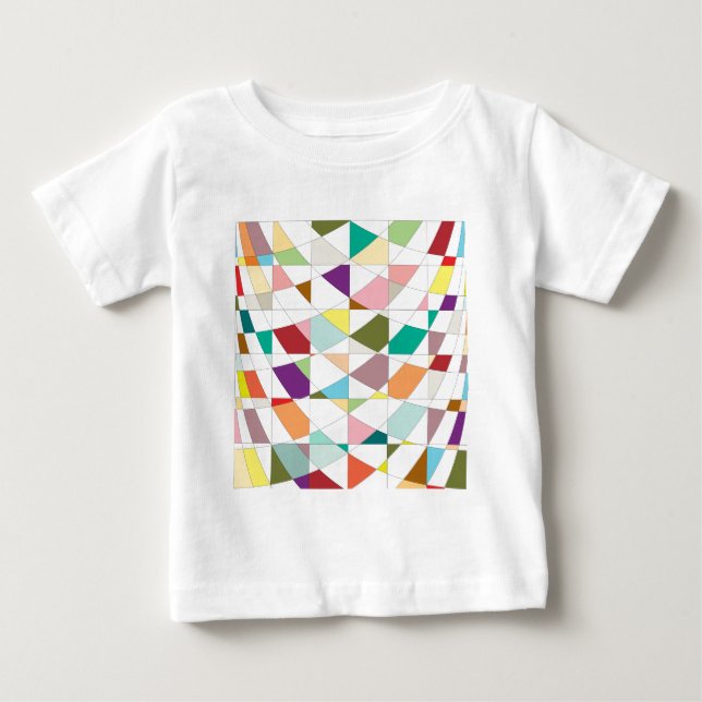 Abstrakt-Farbband Baby T-shirt (Vorderseite)