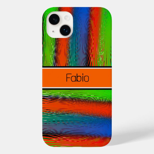 Abstrakt farbig Case-Mate iPhone 14 plus hülle (Rückseite)