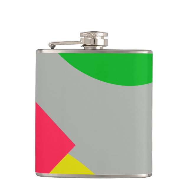 Abstrakt Flachmann (Vorderseite)