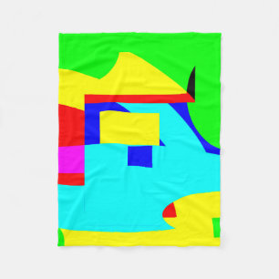 Abstrakt Fleecedecke