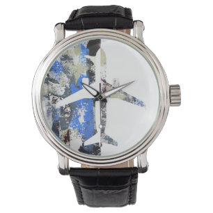 Abstrakt fliegen armbanduhr