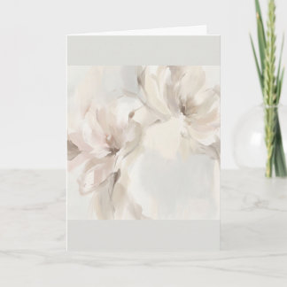 "Abstrakt Floral" Karte