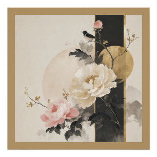 "Abstrakt Floral" Poster