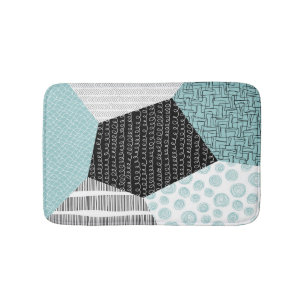 Abstrakt Freehand Zeichnend: künstlerischer Hinter Badematte