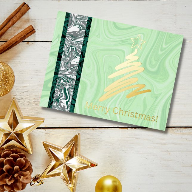 Abstrakt frohe Weihnachten! (Struktur) Postkarte (Von Creator hochgeladen)