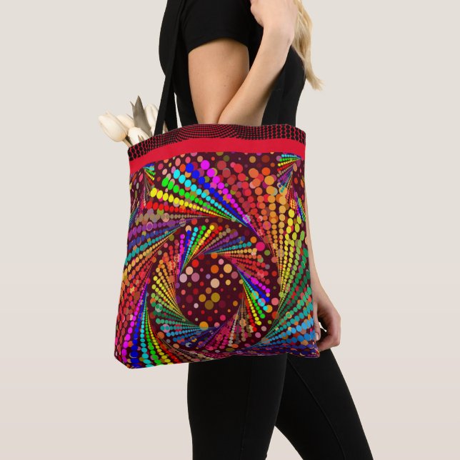 Abstrakt Fun Trendy Colors Tasche (Von Nahem)
