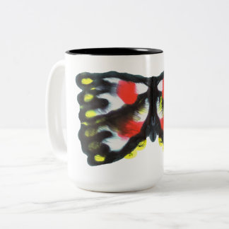 Abstrakt G132 Zweifarbige Tasse