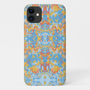 Abstrakt-Gelb-Blau-Exklusivmuster Case-Mate iPhone Hülle