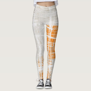 Abstrakt gemustert leggings