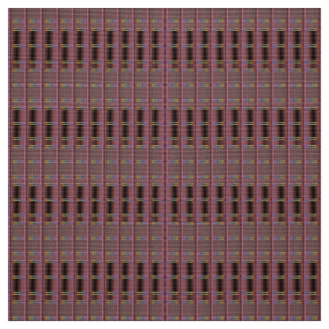 Abstrakt-Gemustertes Mute Somber Burgundy Stoff (Muster)