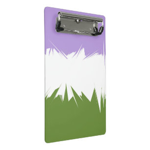Abstrakt Genderqueer-Pride-Flagge Mini Klemmbrett