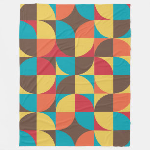 Abstrakt Geometric 110421v5 Fleecedecke