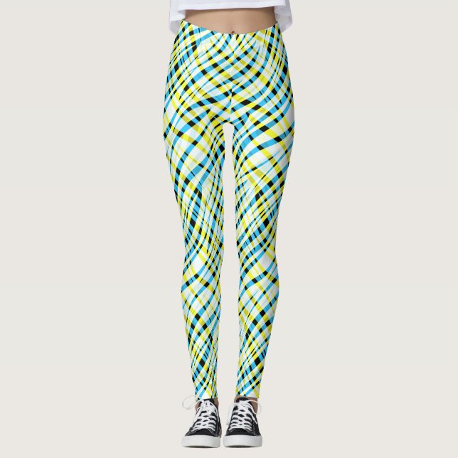 Abstrakt, geometrisch leggings (Vorderseite)