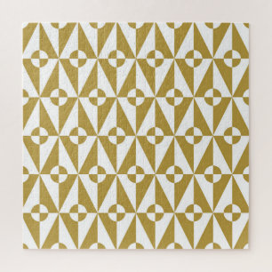 Abstrakt Geometrisch: Nahtloses Vintage-Muster
