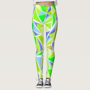 Abstrakt , geometrisch , polygonal leggings