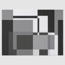 Abstrakt geometrisch, schwarz und weiß, mondrian seidenpapier