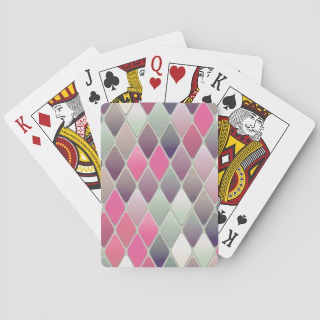 Abstrakt Geometrische Fahrradkarten®, Poker Spielkarten (Rückseite)