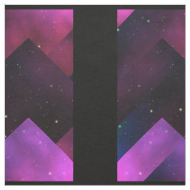 Abstrakt Geometrische Galaxie Zickzack Burgundy Pi Stoff