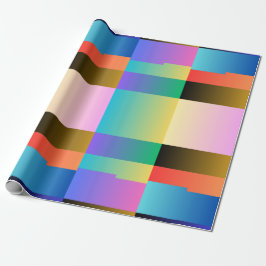 Abstrakt geometrische Gradient Geschenkpapier