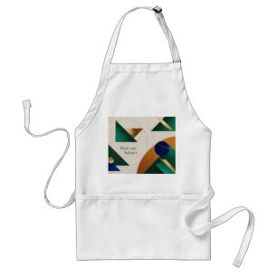Abstrakt Geometrische Kunst Moderne minimalistisch Schürze