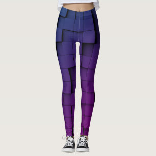 Abstrakt geometrischer dunkler Schatten Leggings