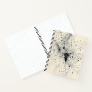 Abstrakt-geometrisches Design-Notebook Notizbuch