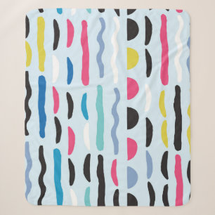 Abstrakt Geometrisches Nahtloses Dekorationsmuster Sherpadecke