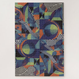 Abstrakt Geometrisches Puzzle - Moderne Kunst