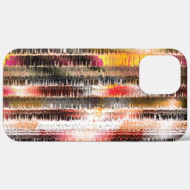 Abstrakt gestreift aus aufgeschnittenem Papier Case-Mate iPhone Hülle (Rückseite (Horizontal))