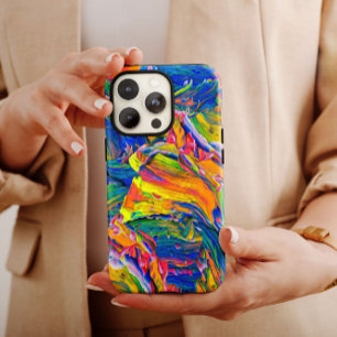 Abstrakt gestrichen   iPhone 14 Case-Mate Hülle