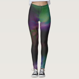 Abstrakt gestrichen leggings