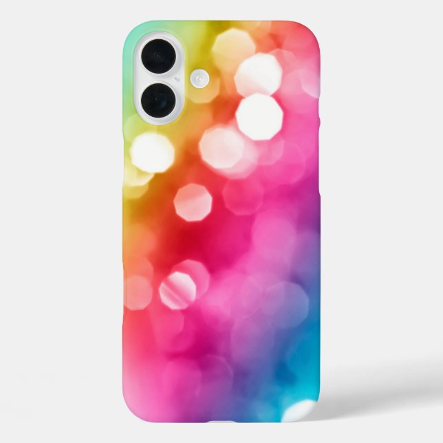 Abstrakt Glow iPhone 16 Plus Fall iPhone 16 Plus Hülle (Rückseite)