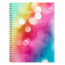 Abstrakt Glow Spiral Notebook Notizblock