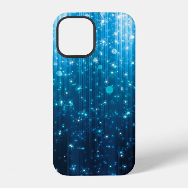 Abstrakt glühender Hintergrund iPhone 12 Hülle (Rückseite)