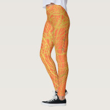 Abstrakt Gold Orange