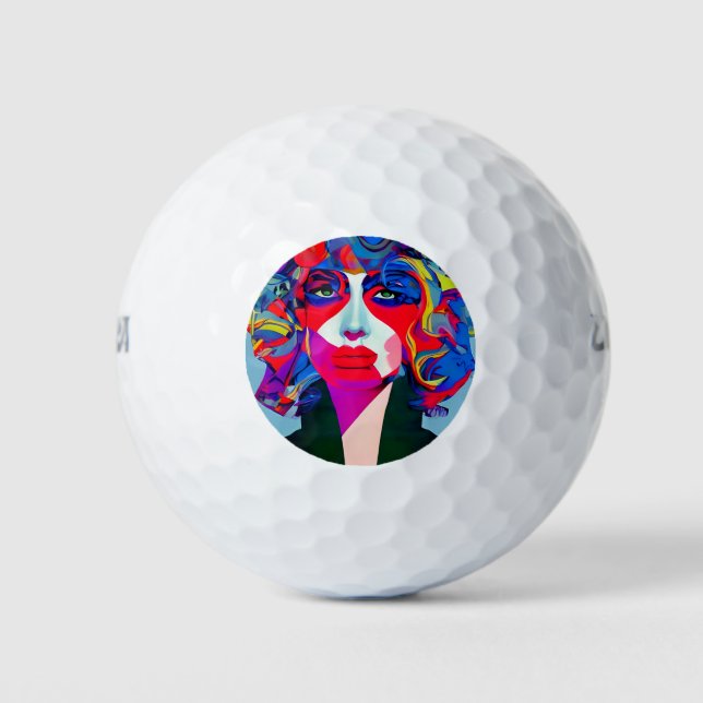 Abstrakt Golfball (Vorderseite)