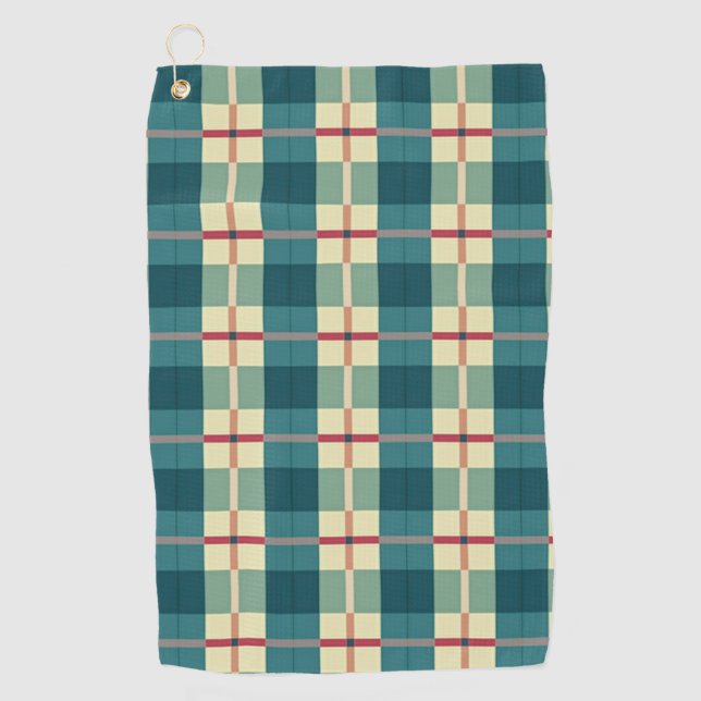 Abstrakt Golfhandtuch (Vorderseite)